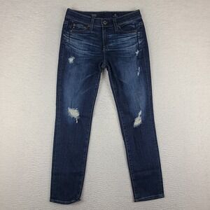 AG Adriano Goldschmied Jeans Womens 25 The Beau Slouchy Skinny Dark Wash Denim